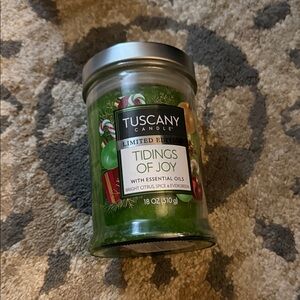 Tidings of Joy Green Candle